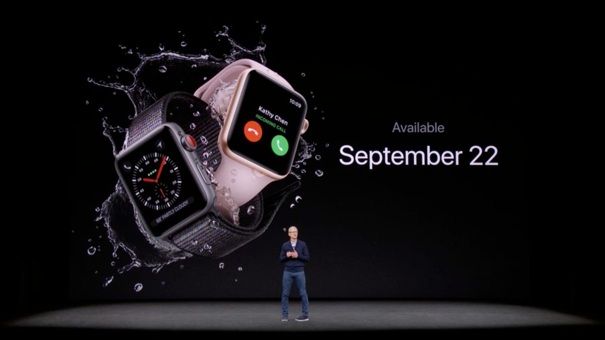 Apple Watch Series 3 Cupertino Event September 12, 2017