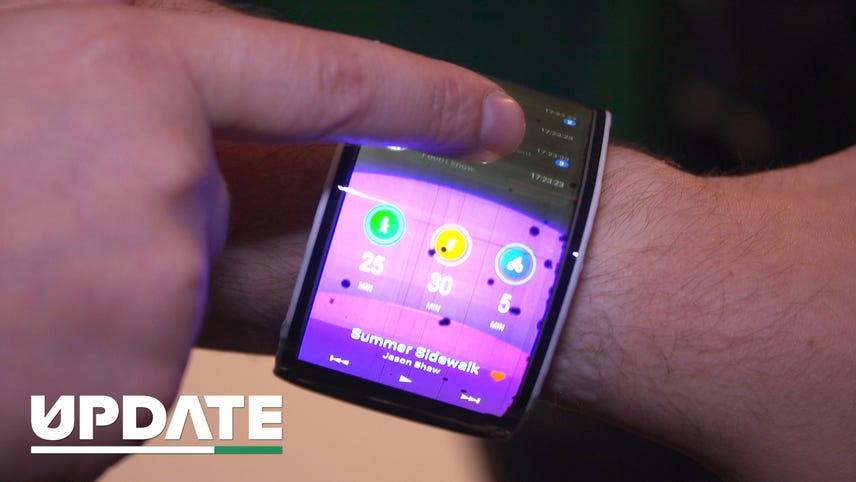 A phone you can bend around your wrist