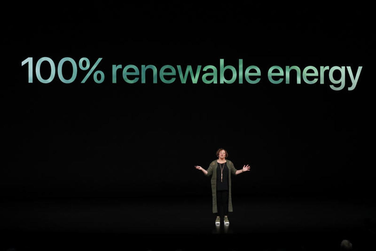Apple iPhone announcements: renewable energy and sustainability