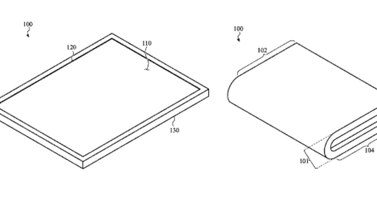 Apple patent for foldable display