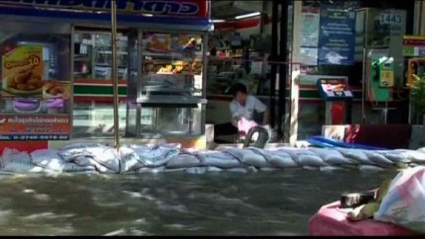 Thai flood dampens electronics production