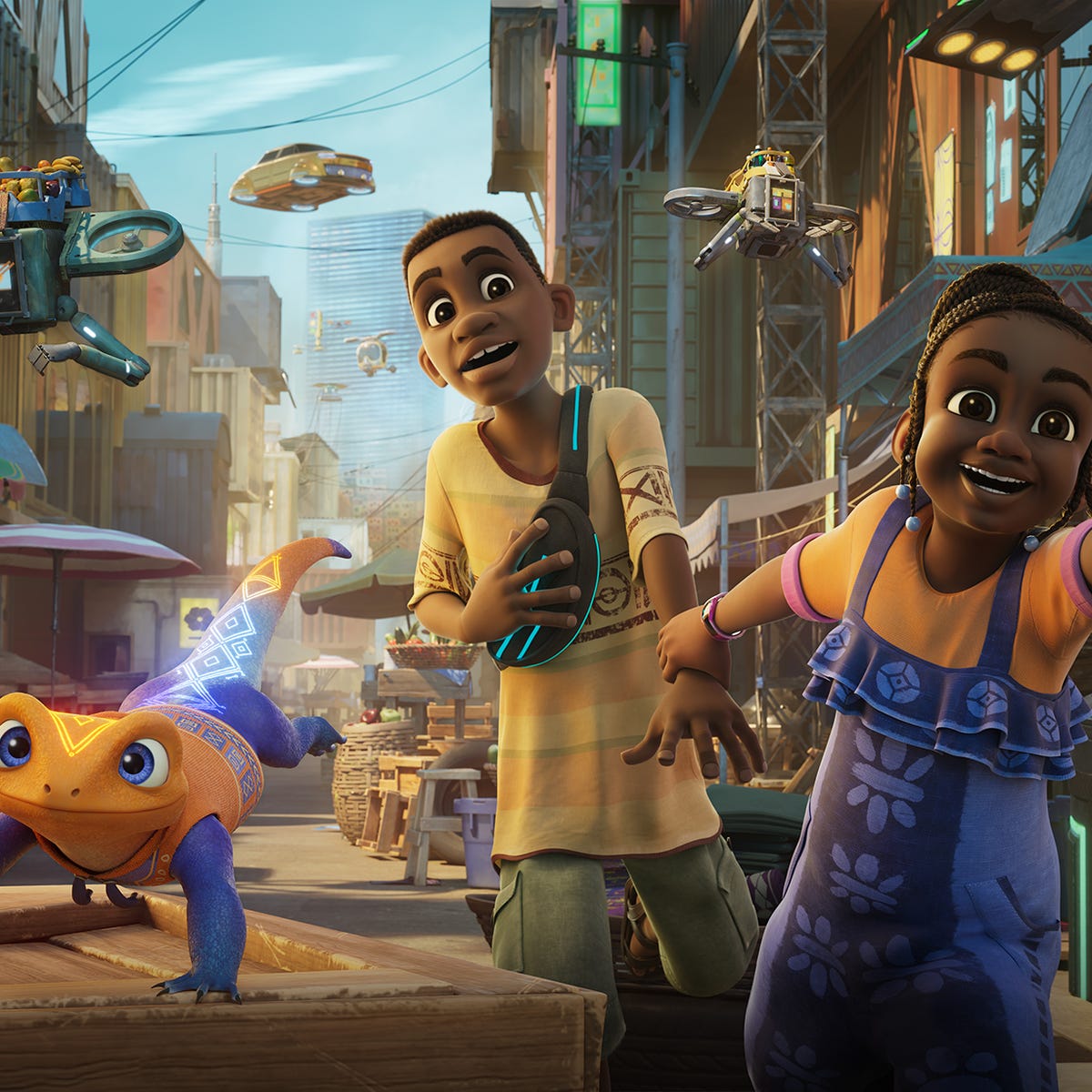 First Look at Disney Animated Series Iwájú Explores Futuristic Nigeria -  CNET