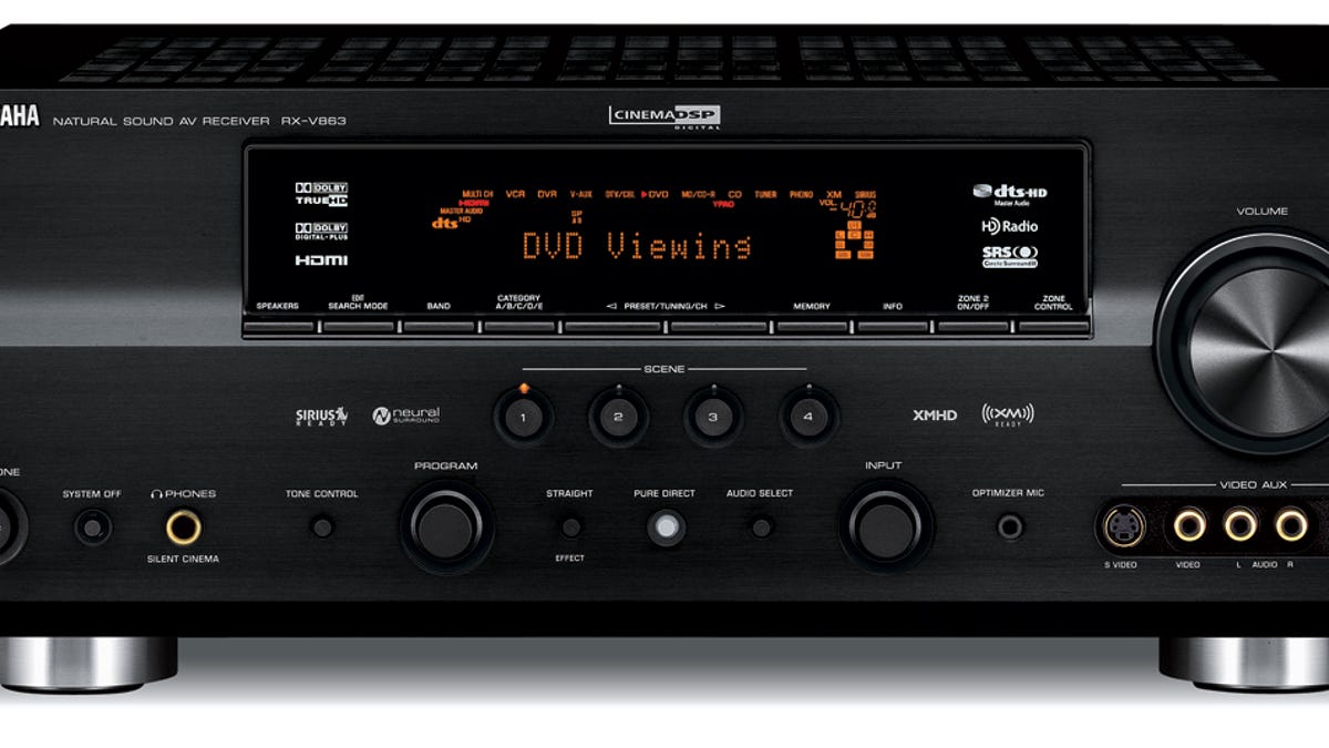 Yamaha's $1,000 RX-V863 comes with HD Radio and three HDMI inputs, but it still feels underfeatured for the price.