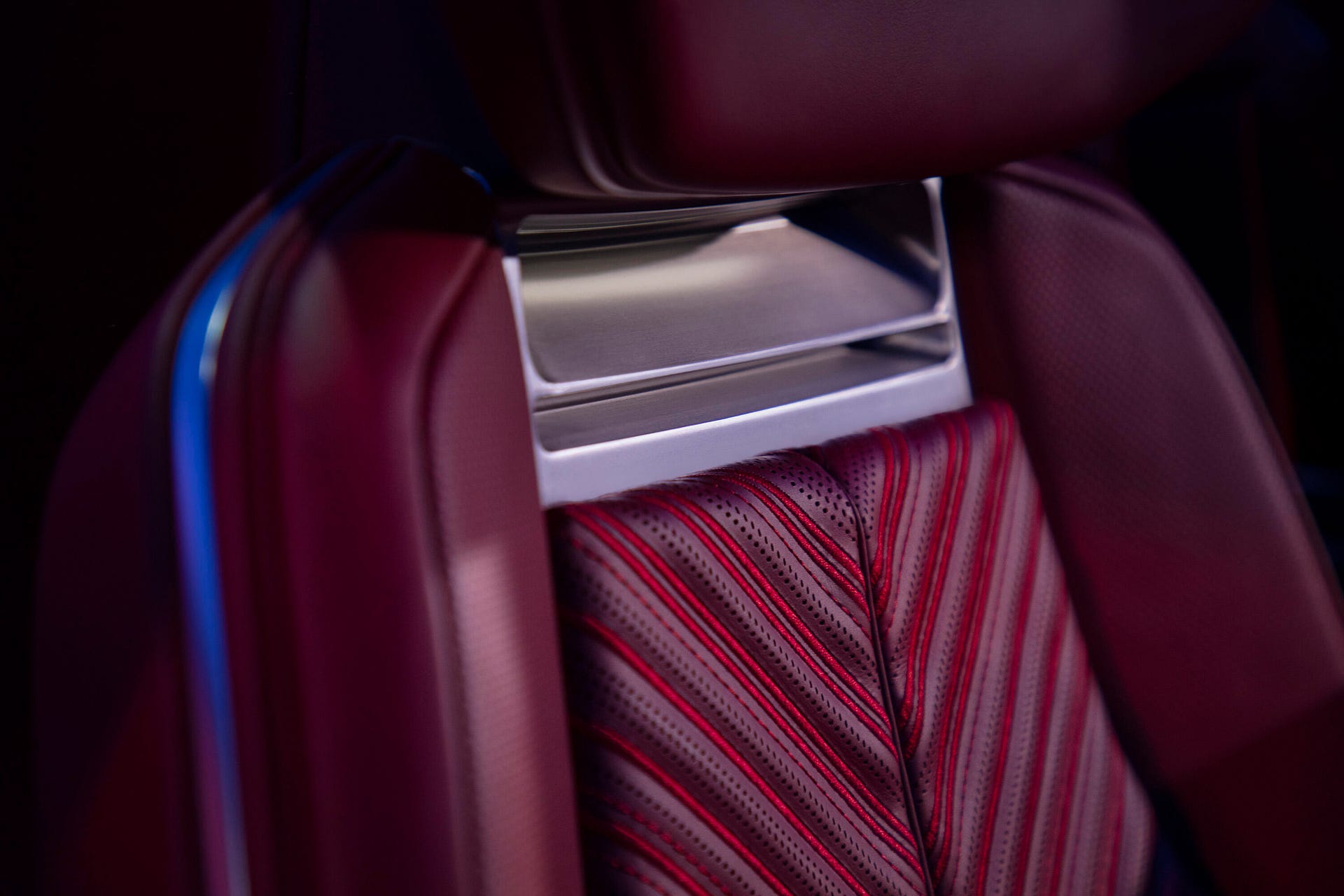 Cadillac Celestiq Interior Teaser seat closeup