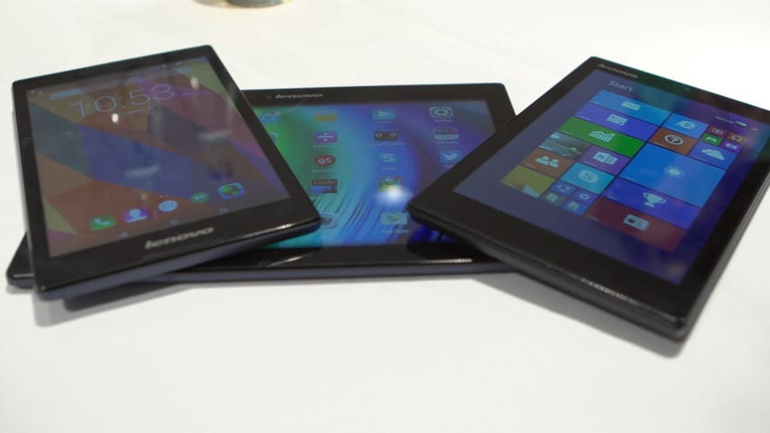 Lenovo shows off $149 Windows 8.1 tablet and more