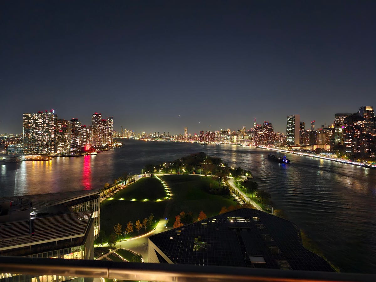Nighttime photo of New York
