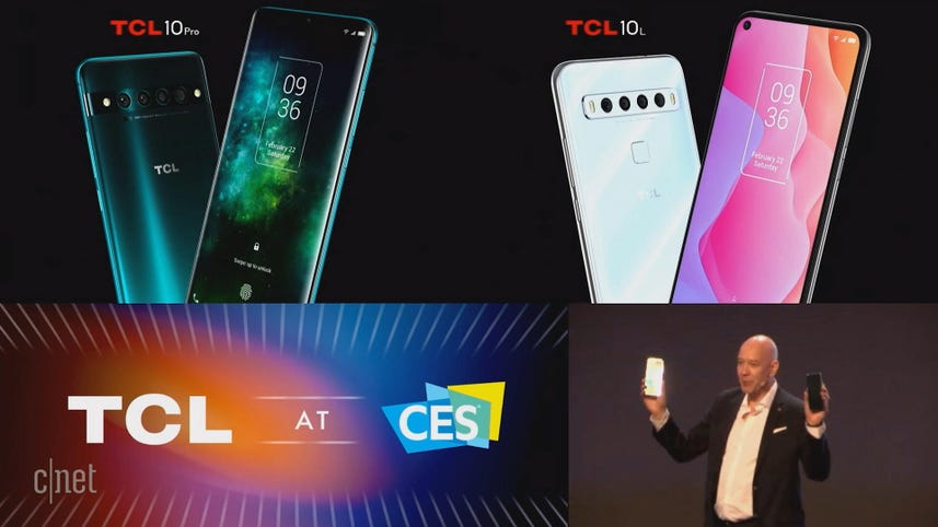 TCL unveils 10 Pro, 10 L and 10 5G phones