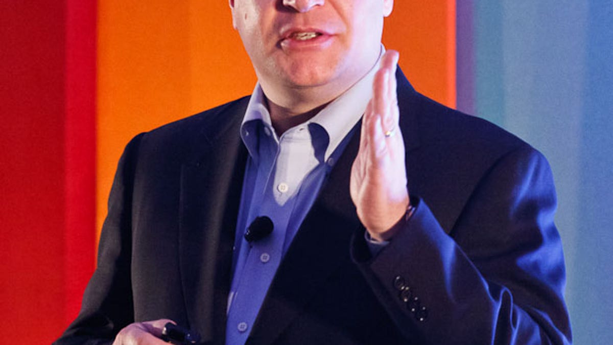Nokia CEO Stephen Elop speaks at the Open Mobile Summit.