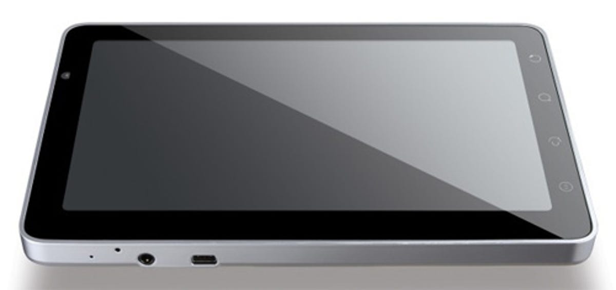 The ViewSonic ViewPad 7 Android tablet.