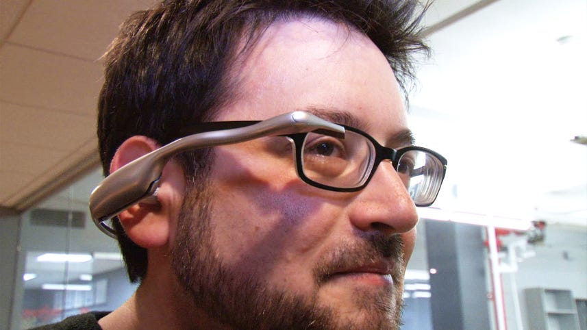 Telepathy One guns for Google Glass