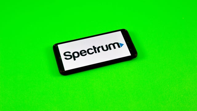 Spectrum logo on a phone
