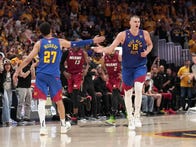 <p>Nikola Jokić and Jamal Murray led the Denver Nuggets to a win in Game 3 in Miami. Game 4 against the Heat tips off on Friday.</p>