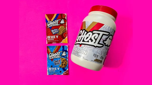 Ghost whey and vegan protein powders