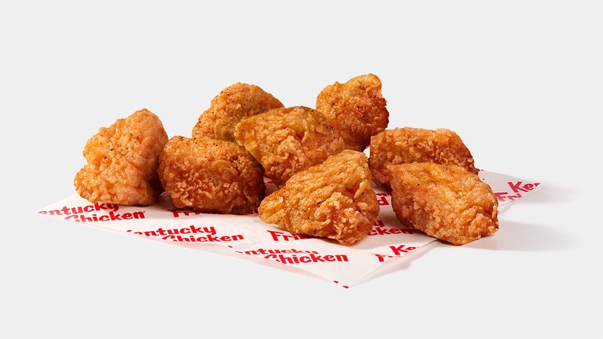 KFC kentucky fried chicken nuggets