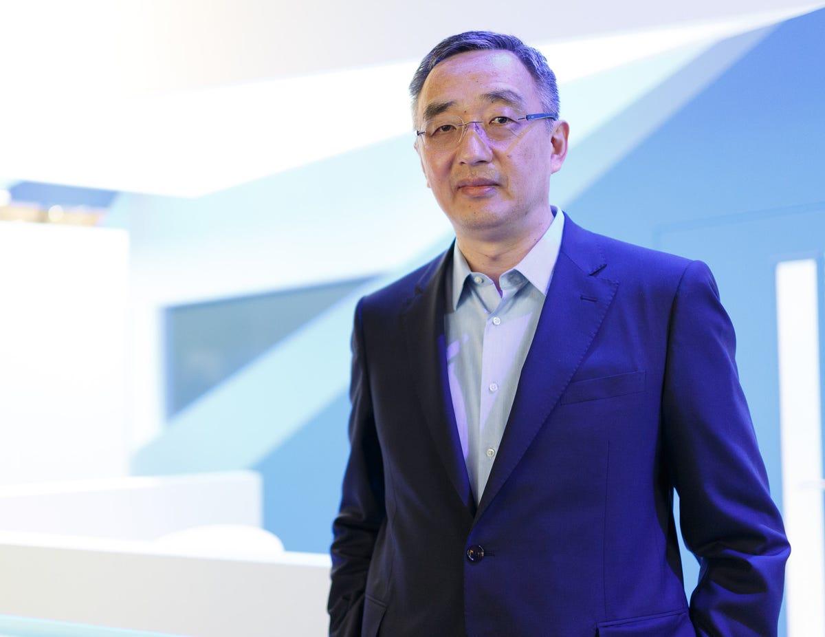 ​Acadine CEO Li Gong at Mobile World Congress in Barcelona in 2016.