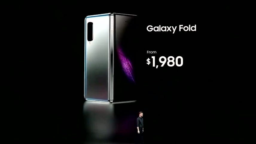 Samsung shows off the Fold, Galaxy S10