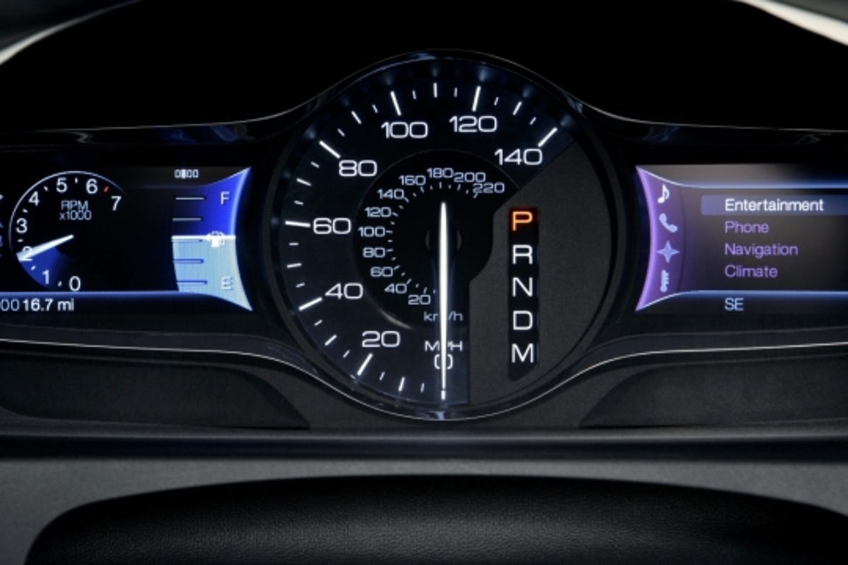 MyFord/MyLincoln Touch blends analog gauges with digital displays, hinting at the dashboards of tomorrow.