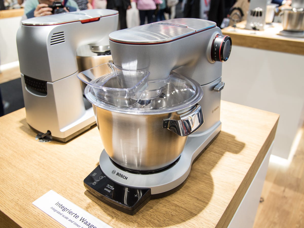 Bosch OptiMum Kitchen Machine review: Bosch's kitchen machine combines a scale and a stand mixer -