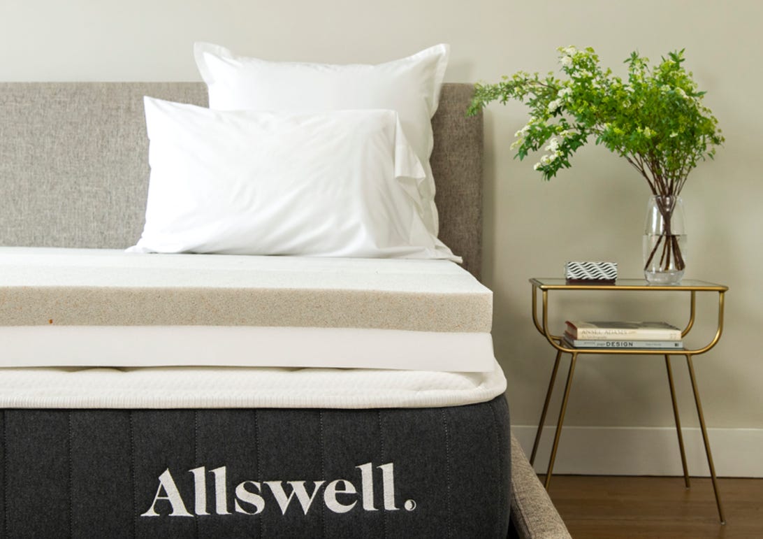 4-inch Allswell mattress cover impregnated with copper gel