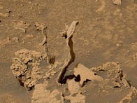 <p>NASA's Curiosity rover snapped views of these wild little formations on Mars on May 15.</p>