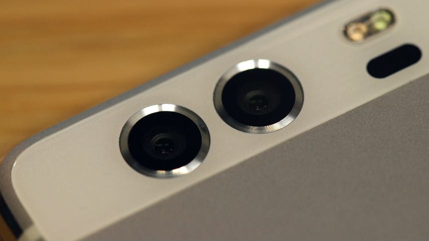 The two lenses of Huawei's funky new P9 smartphone