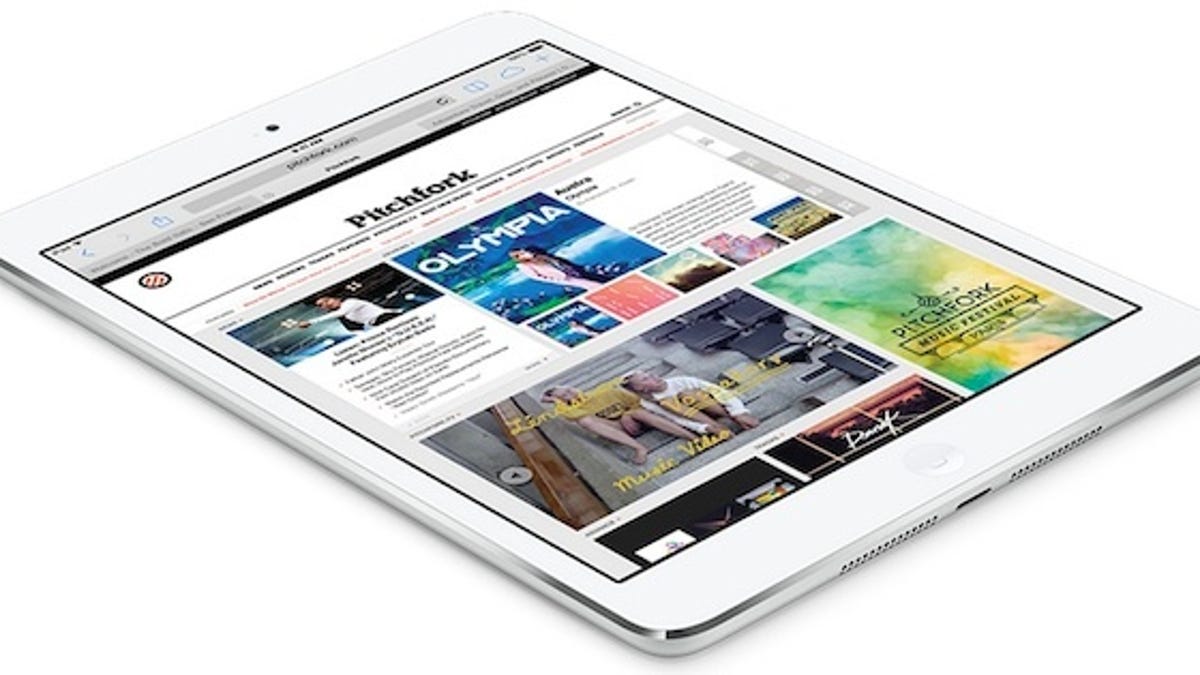 You&apos;ll have to wait to the get cellular versions of the iPad Mini Retina from Verizon and AT&T.