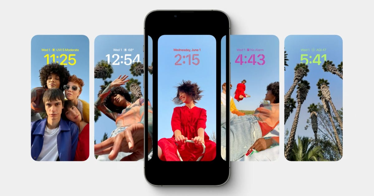 New iOS 16 Lock Screen: How to Customize Photos, Widgets and Fonts - CNET