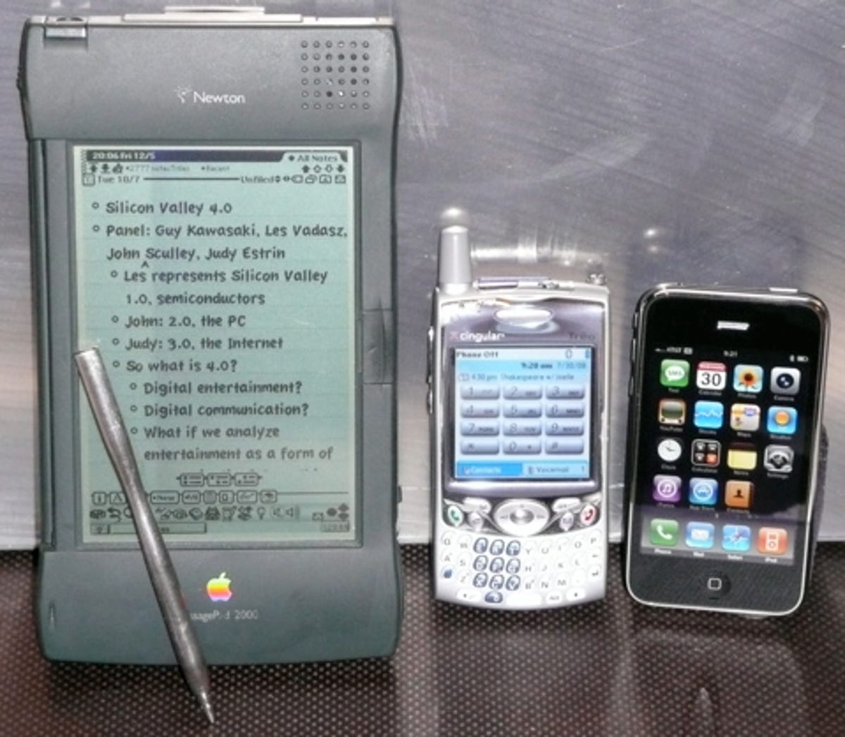 Glaskowsky's Apple Newton, Palm Treo, and Apple iPhone 3G