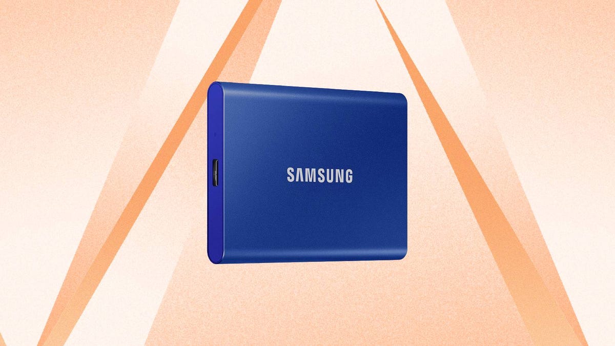 Back Up Everything With Samsung's Portable T7 1TB SSD for $80