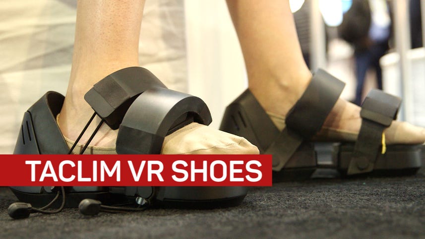 Taclim VR shoes squish virtual mud between your toes