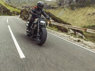 <p>Harley's Sportster S is a real rowdy-looking customer.</p>