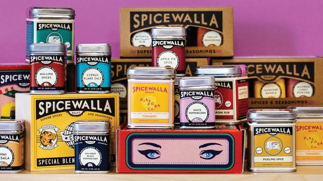 spicewalla spice jars and tins