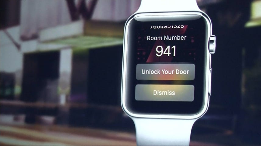 Apple Watch integrates with Starwood Hotels