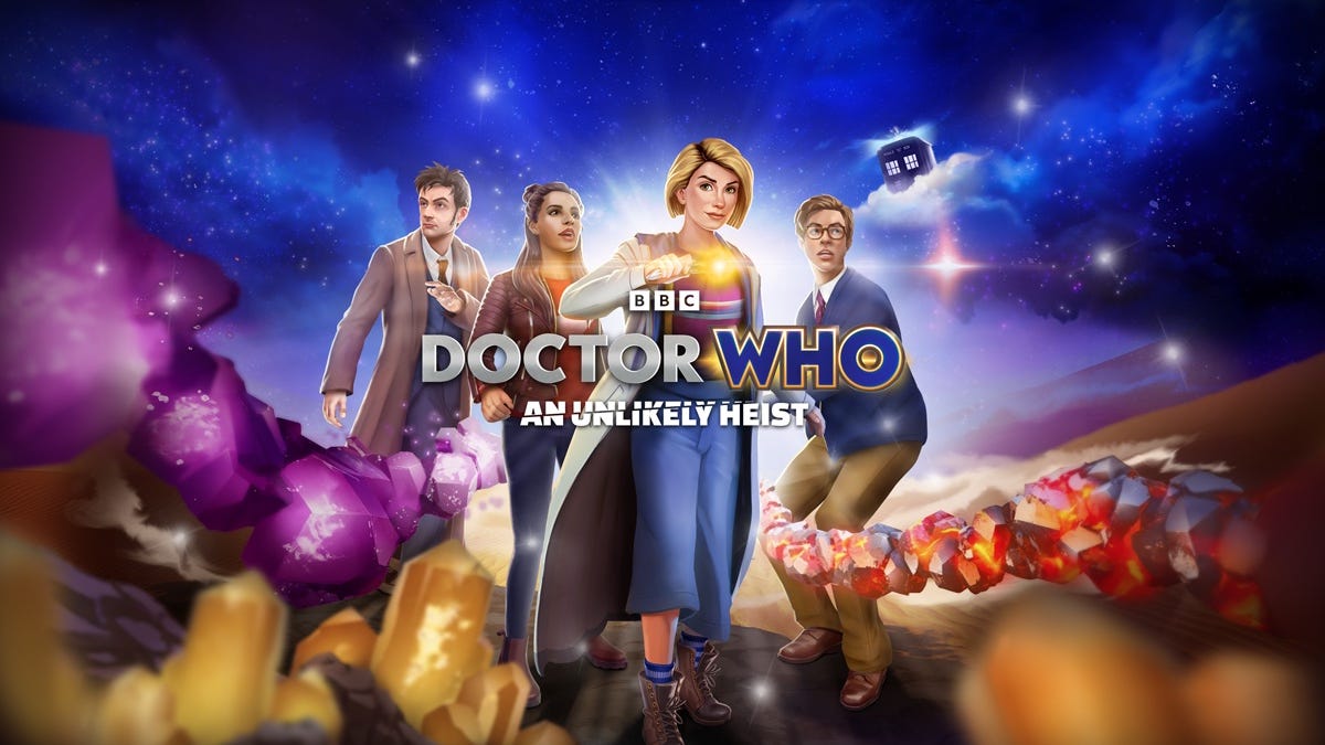 Doctor Who: An Unlikely Heist on Apple Arcade.