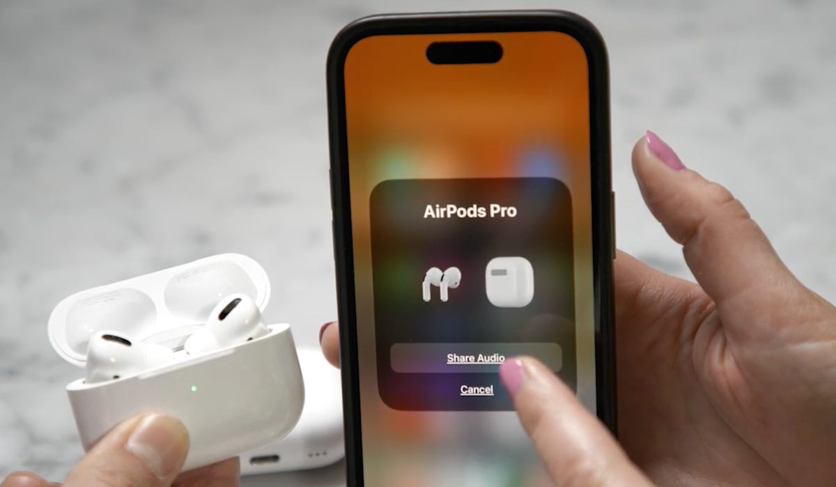 Share audio on AirPods Pro 2
