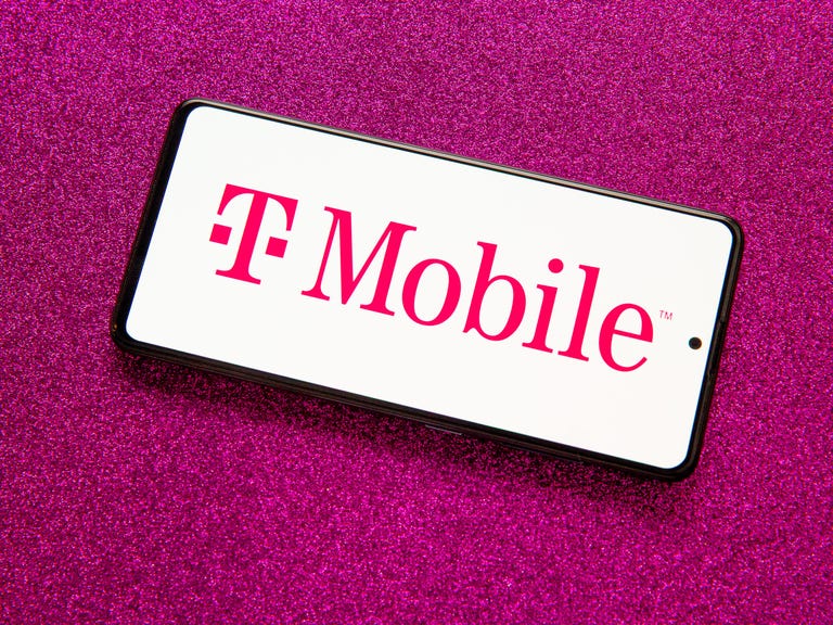 T-Mobile logo on a phone screen