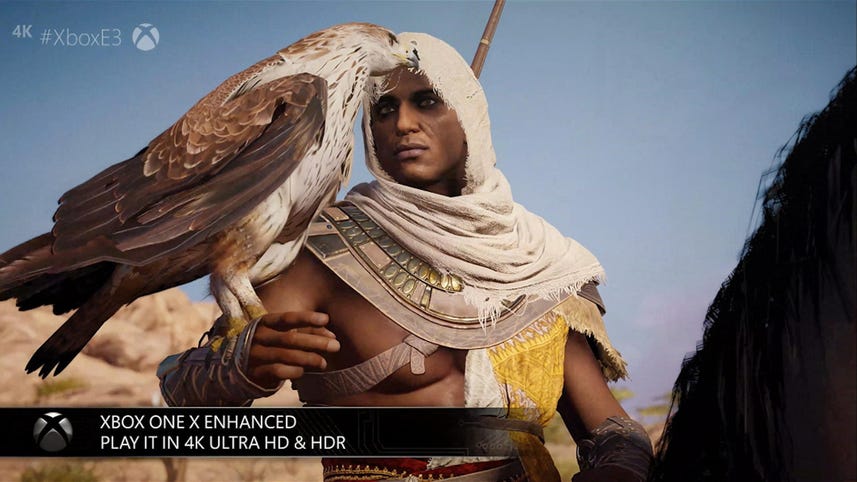 Here is Assassin's Creed Origins running on Xbox One X