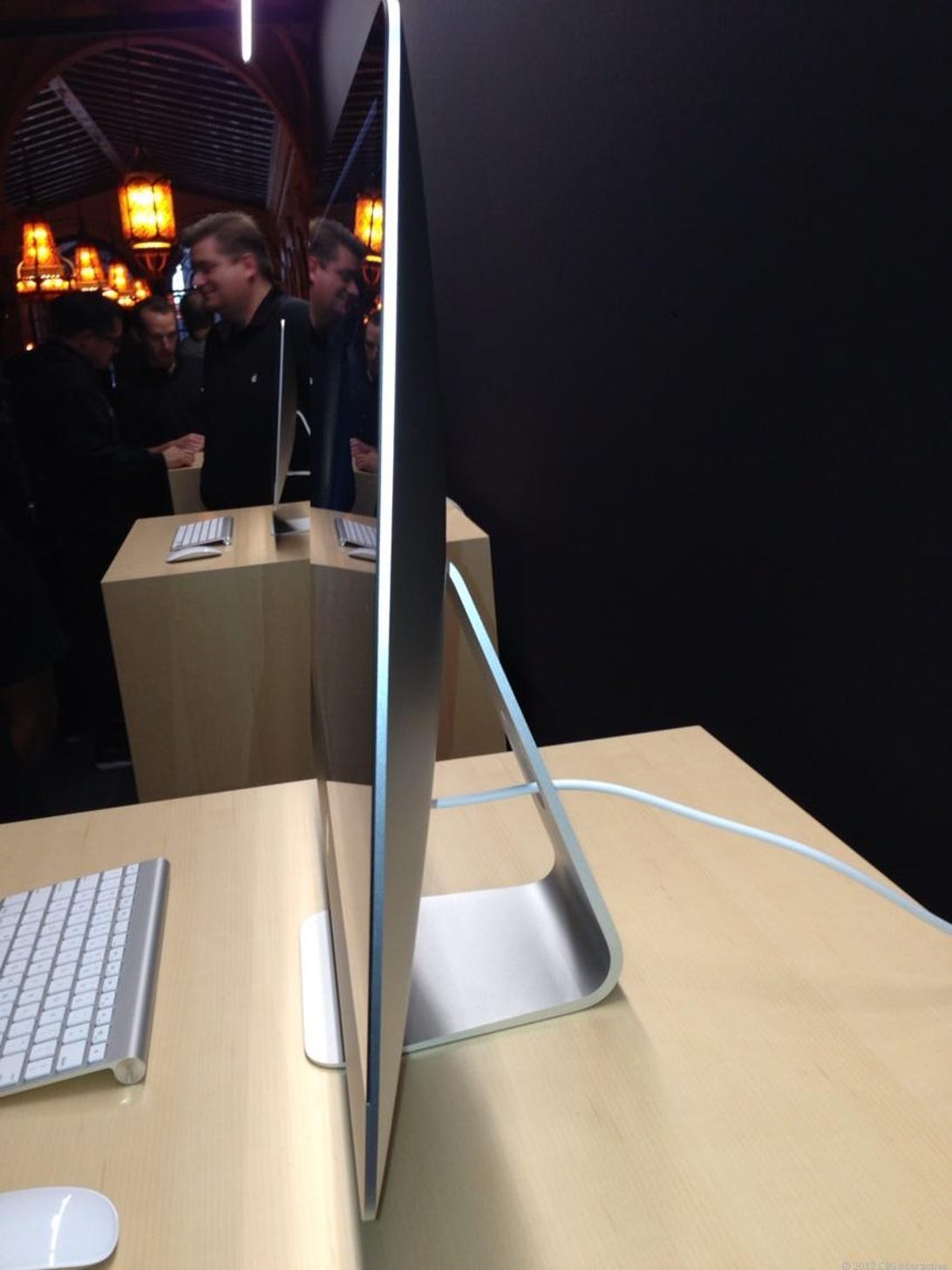 The new iMac isn't quite as thin as Apple made it look.
