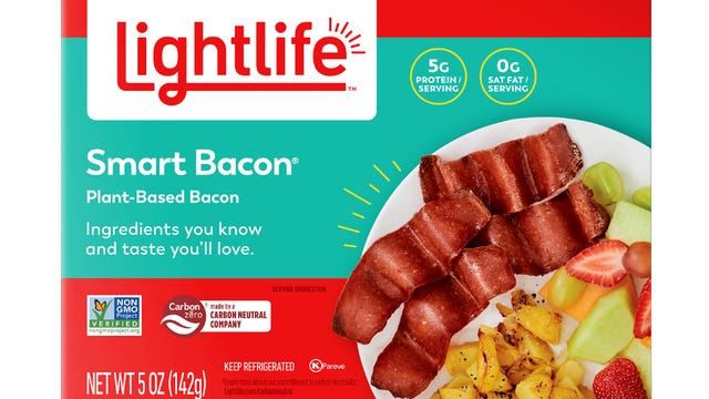 Lightlife Smart Bacon package