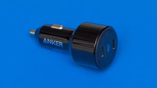 cylindrical Anker A2725 charger with 2 USB-C ports