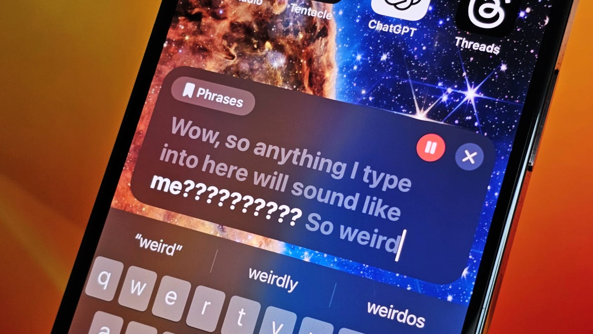 iOS 17 Lets You Clone Your Voice With AI. Here's How - CNET