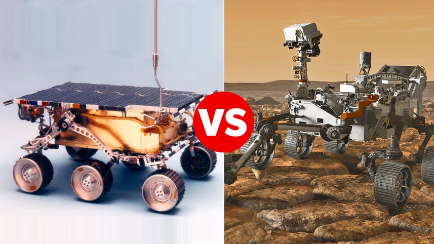 How NASA's new Perseverance Mars rover compares with its '90s ancestor