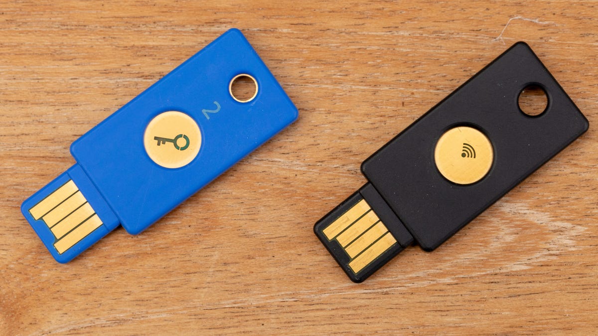 Yubico's hardware security keys support let you log on without a password on sites, apps and devices that support the FIDO2 authentication technology.