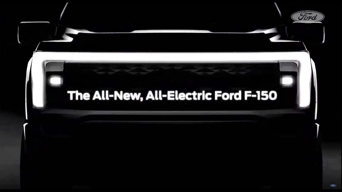 Ford F-150 EV teaser - all electric