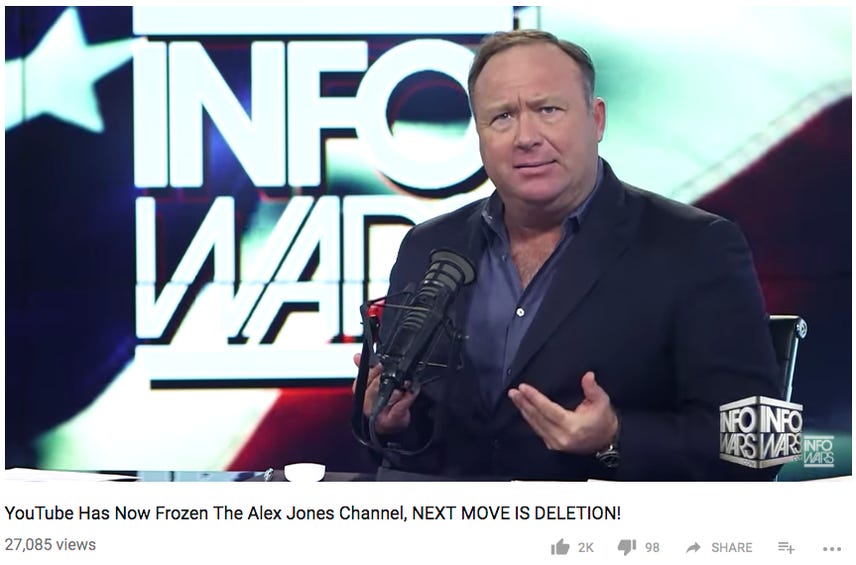 YouTube bans Infowars, Android Pie is here