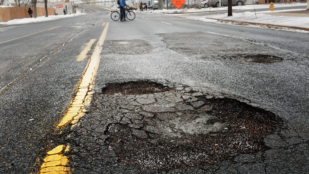 Weather brings an onslaught of potholes