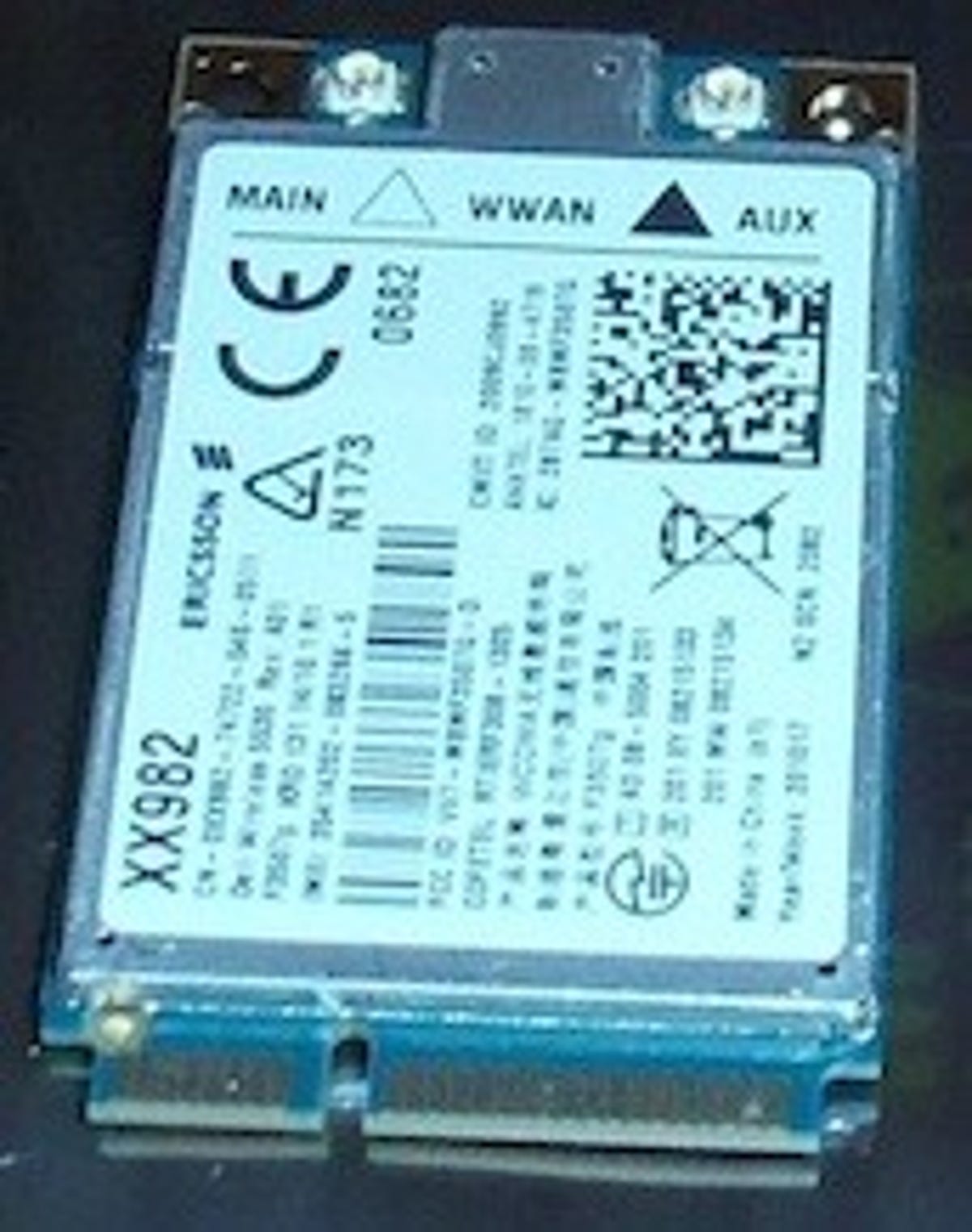 The Dell-Ericsson WWAN (3G) PCI Express Mini Card.