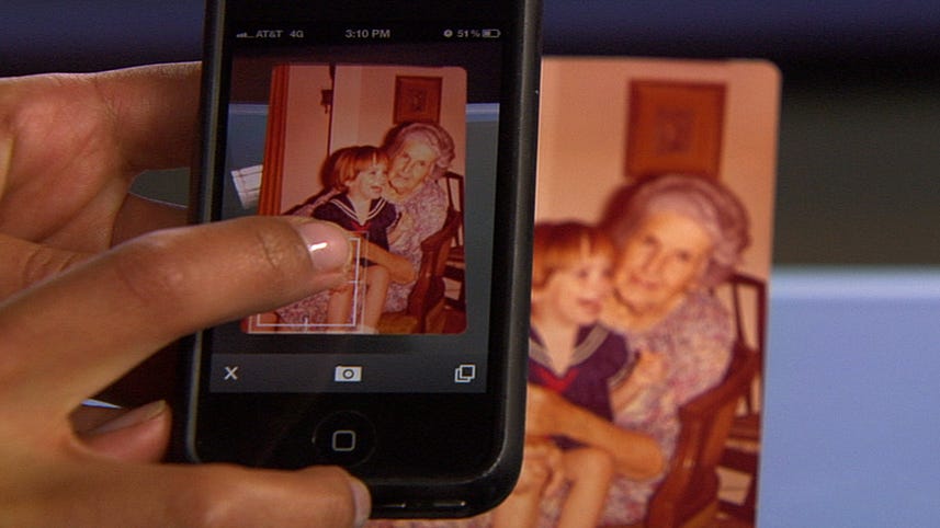 Scan and save old photos with your phone