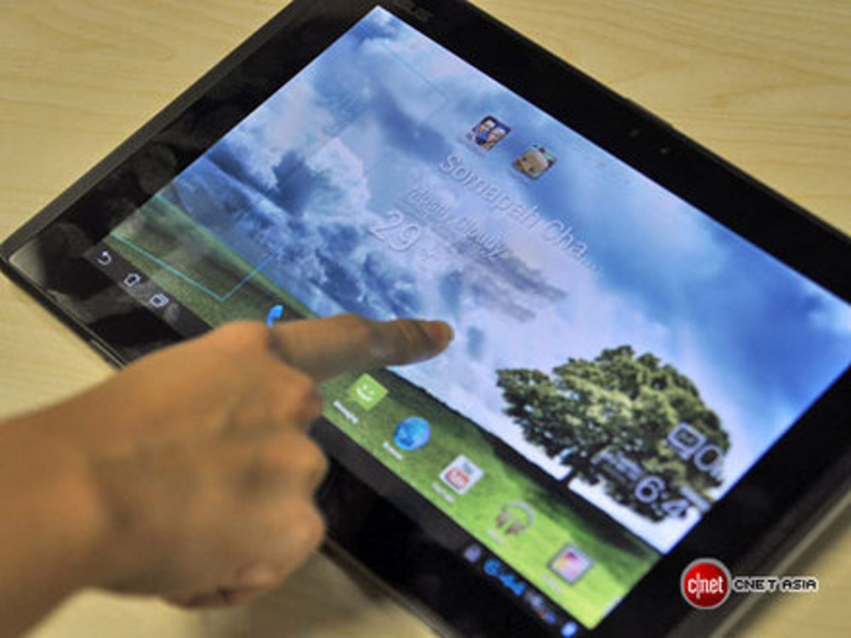 Asus PadFone tablet screen