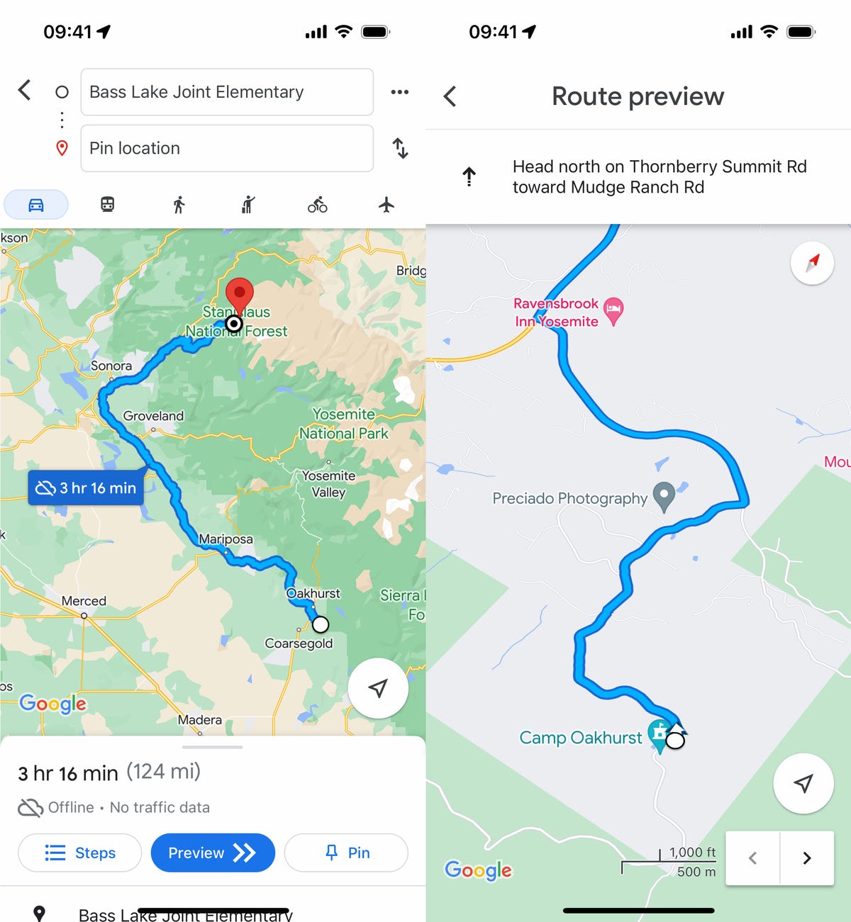 Use Google Maps offline